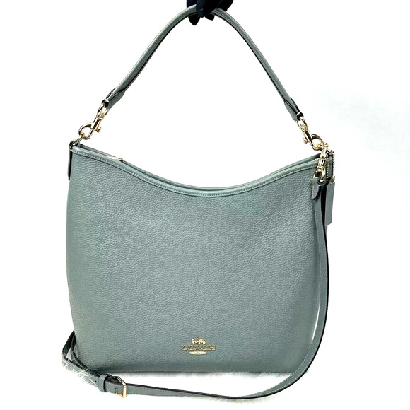 Coach Handbags - Coach Laurel Large Shoulder/Crossbody Bag Sage Soft Pebble Leather NWT CY684